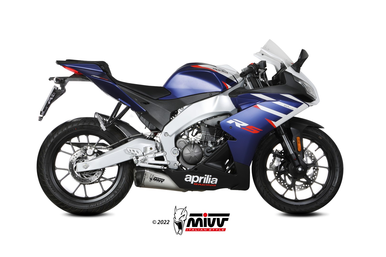 MIVV Delta Race compleet uitlaatysteem Aprilia RS125 (2021-2024) BI-1122082001 1