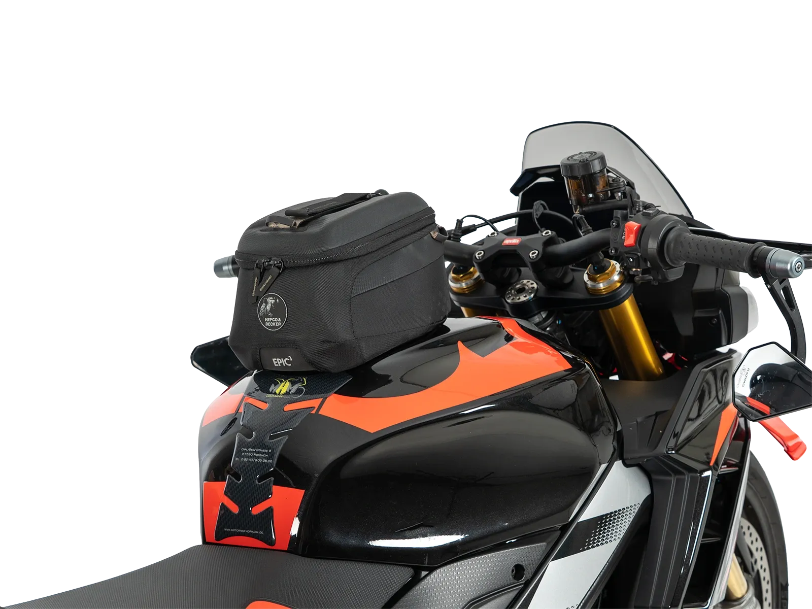 Hepco en Becker bevestiging Tanktas Aprilia Tuono V4 1100 / Factory (2025-) HE51677160009 6