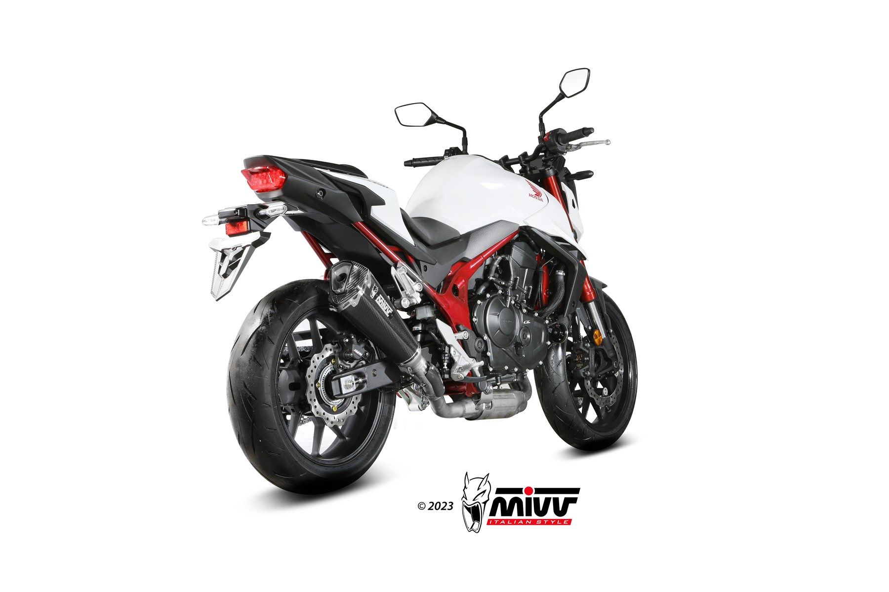 MIVV Delta Race Slip On uitlaat Honda CB750 Hornet (2023-) BI-1123350001 2