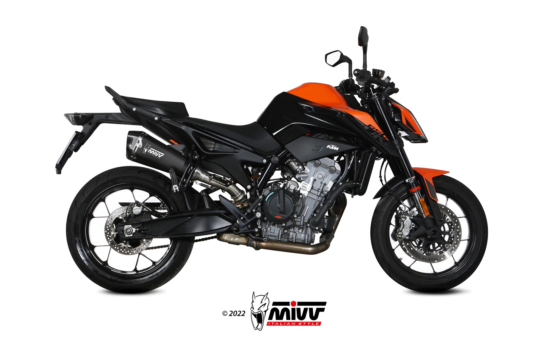 MIVV Delta Race Slip On uitlaat KTM 790 / 890 Duke (2018-) BI-1089638001 2
