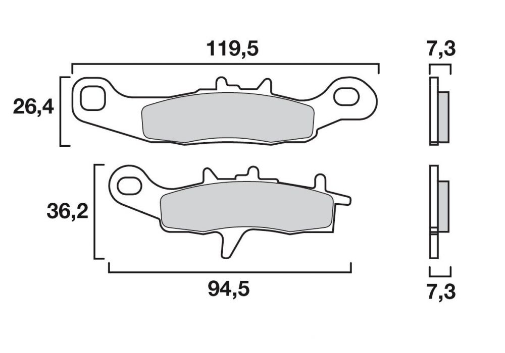 Brembo remblokken