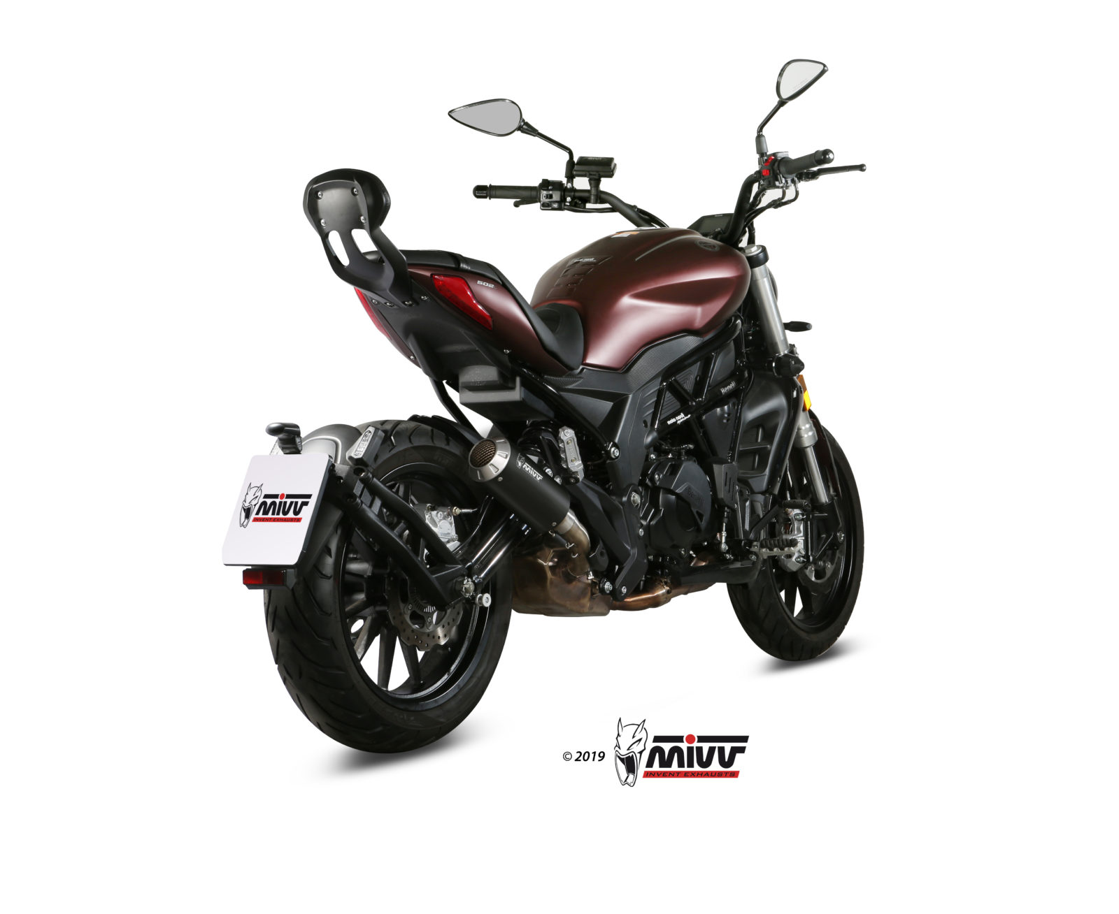 MIVV MK3 Slip On uitlaat Benelli 502C (2019-2024) BI-1125717001 2