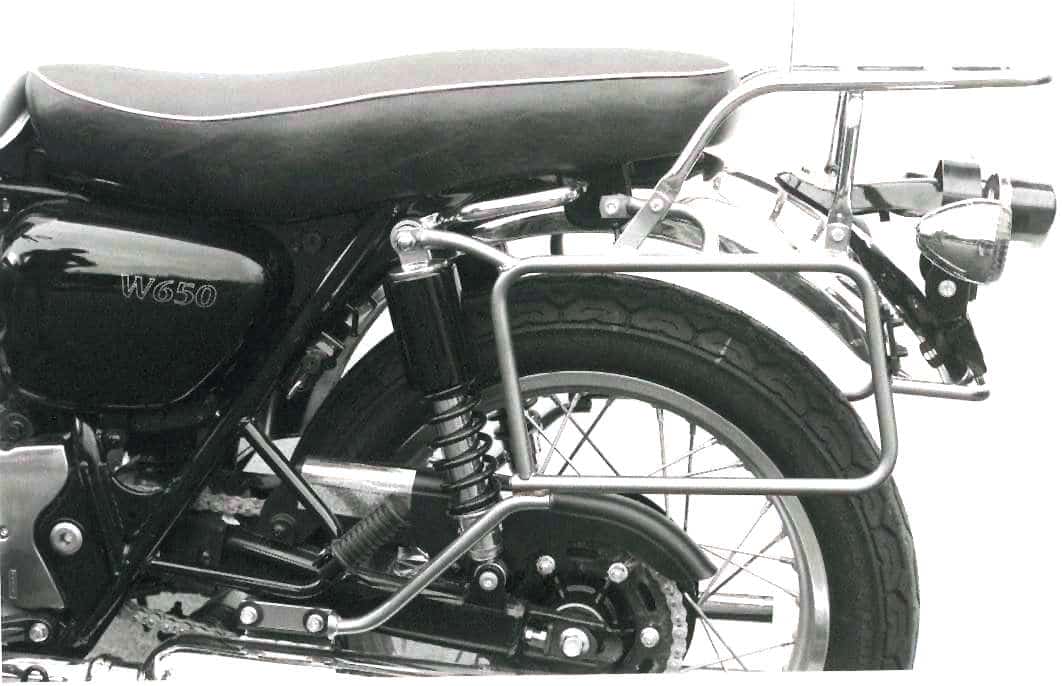 Hepco en Becker rek zijkoffers en topkoffer Kawasaki W650 / W800 (1999-2018)