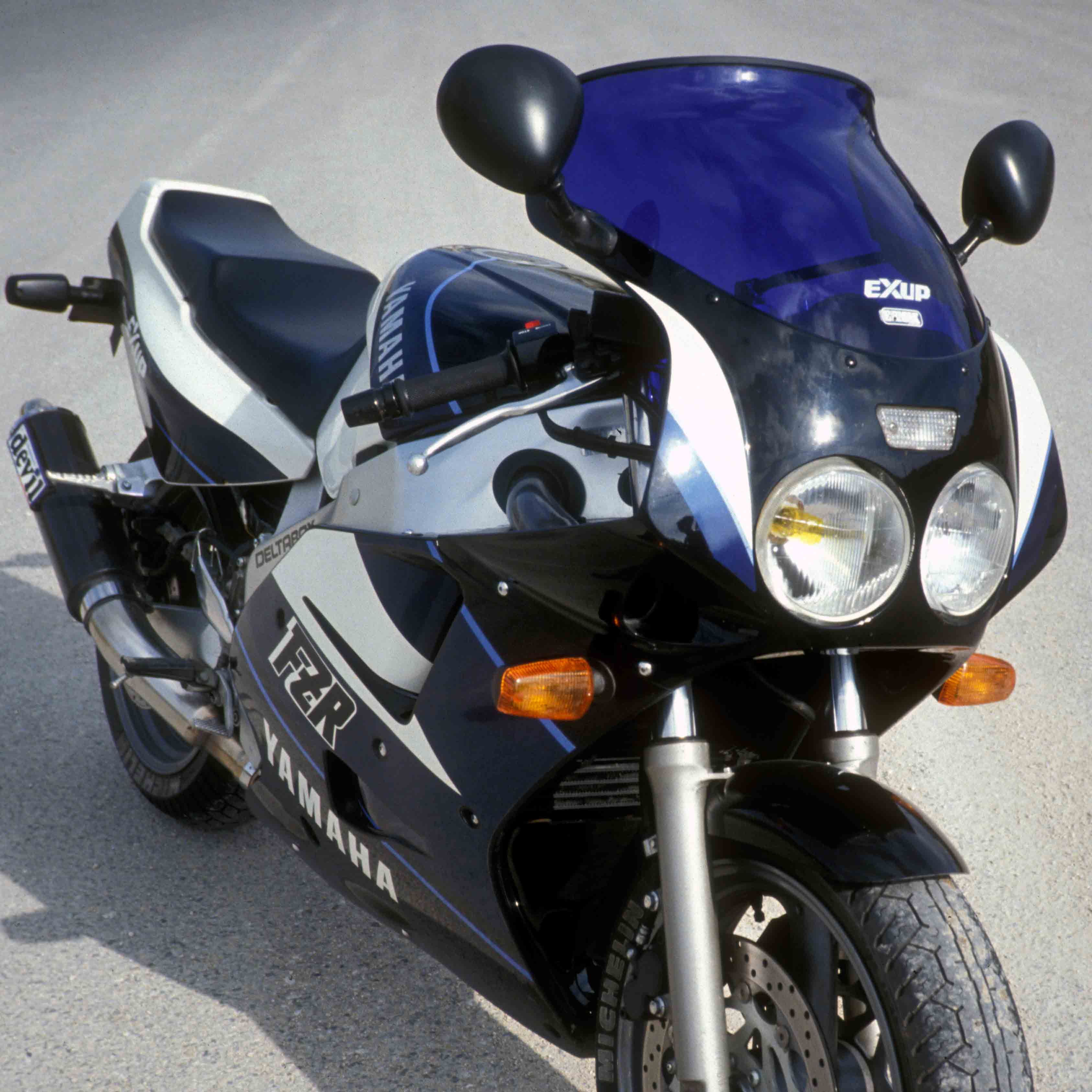 Ermax verhoogd windscherm Yamaha FZR1000 Exup (1989-1990) E010201014