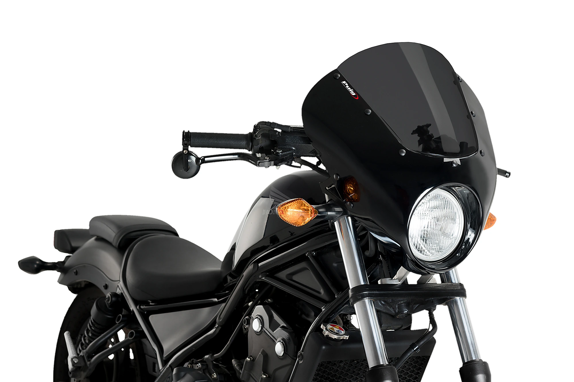 Puig Dark Night windscherm met kuipje Honda CMX500 Rebel (2017-2019) PU21100F