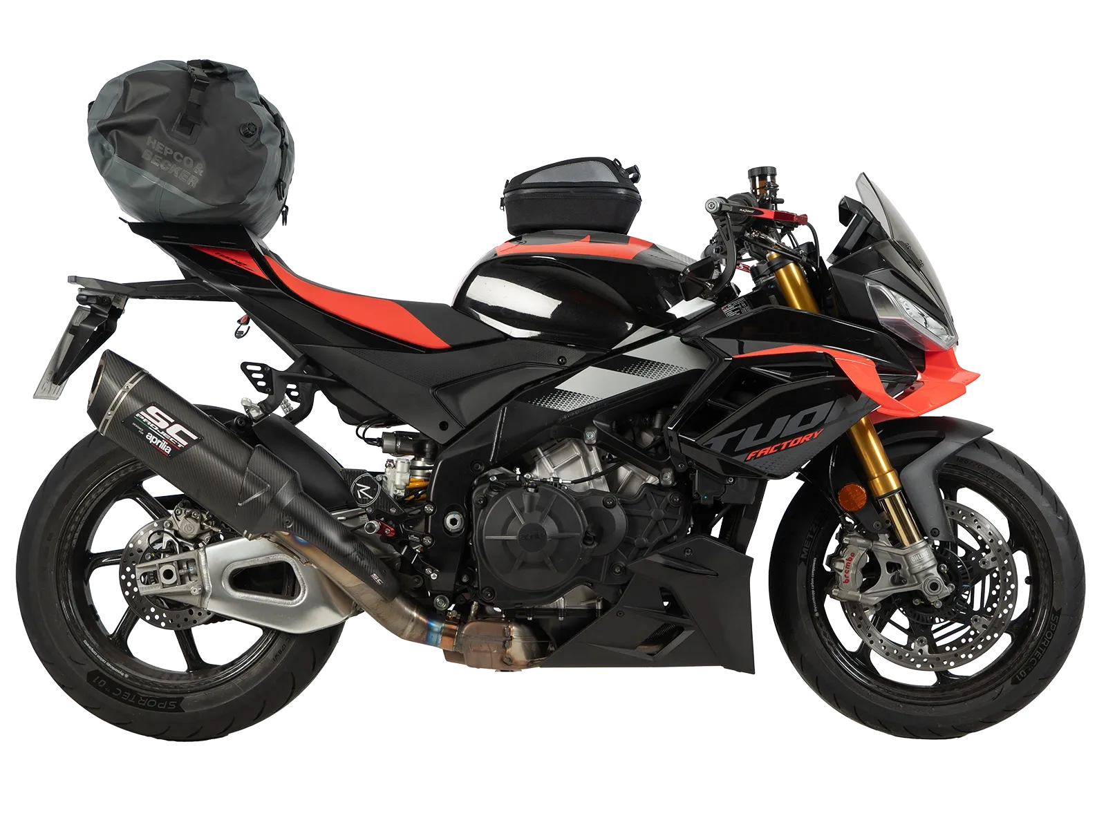 Hepco en Becker bevestiging Tanktas Aprilia Tuono V4 1100 / Factory (2025-) HE51677160009 2