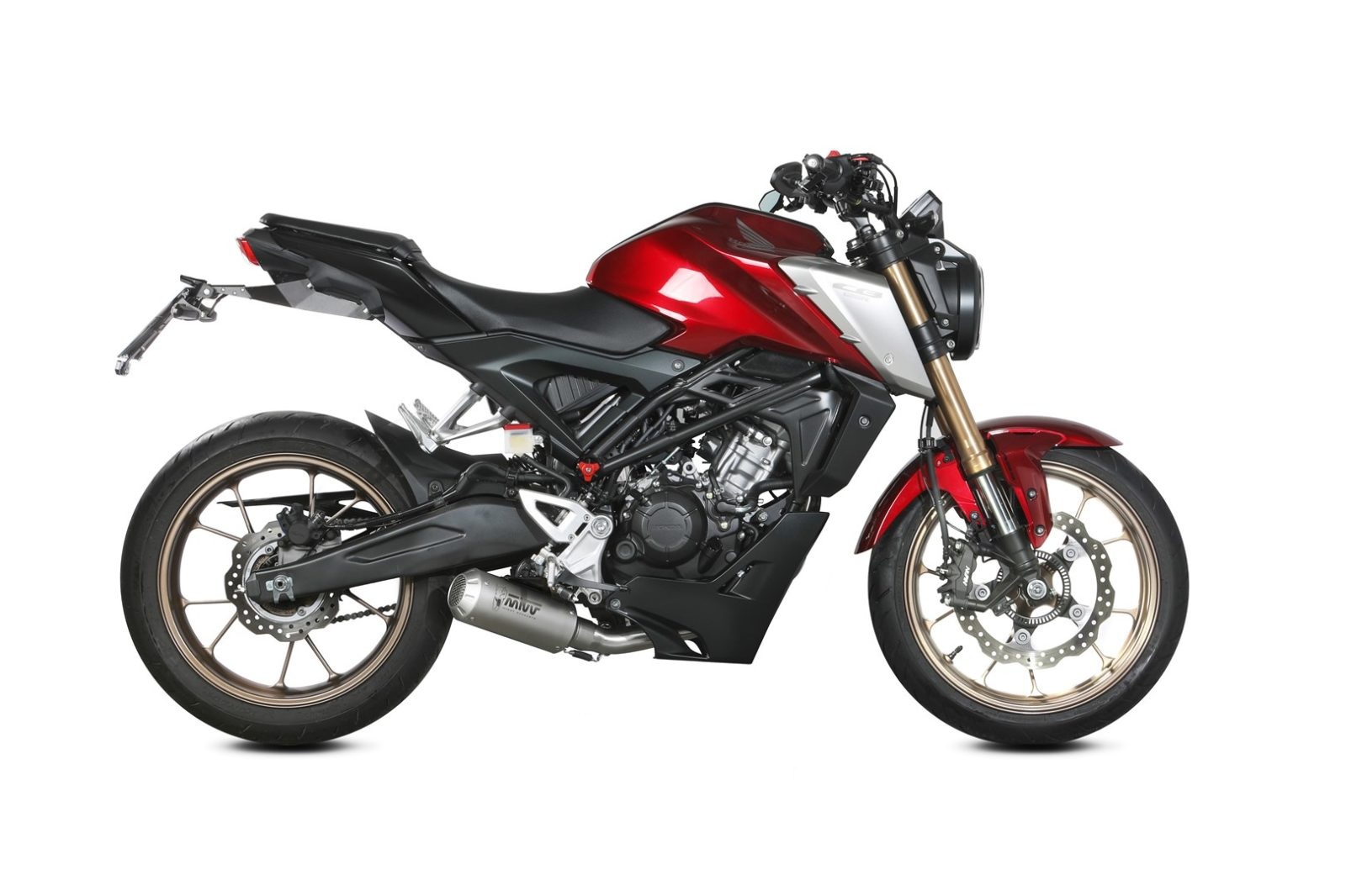 MIVV MK3 compleet uitlaatsysteem Honda CB125R (2021-2024) BI-1106742001 1