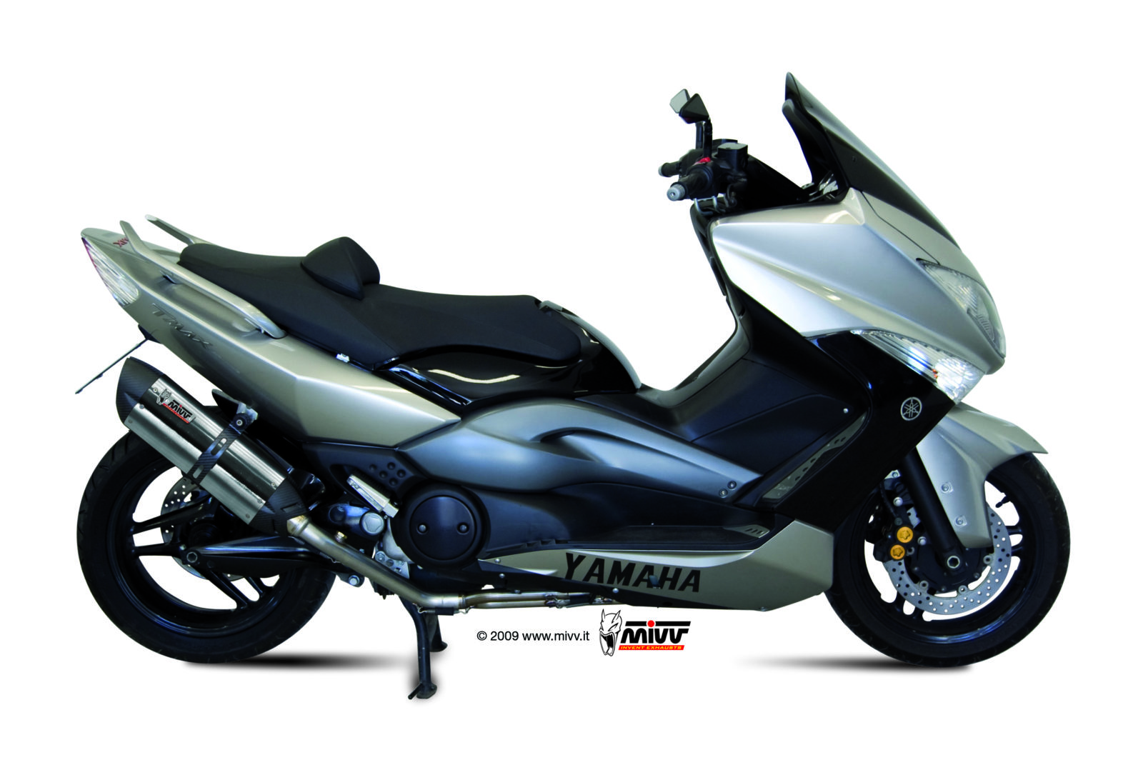 MIVV Suono compleet uitlaatsysteem Yamaha T-Max 500 (2008-2012) BI-1088361001 1