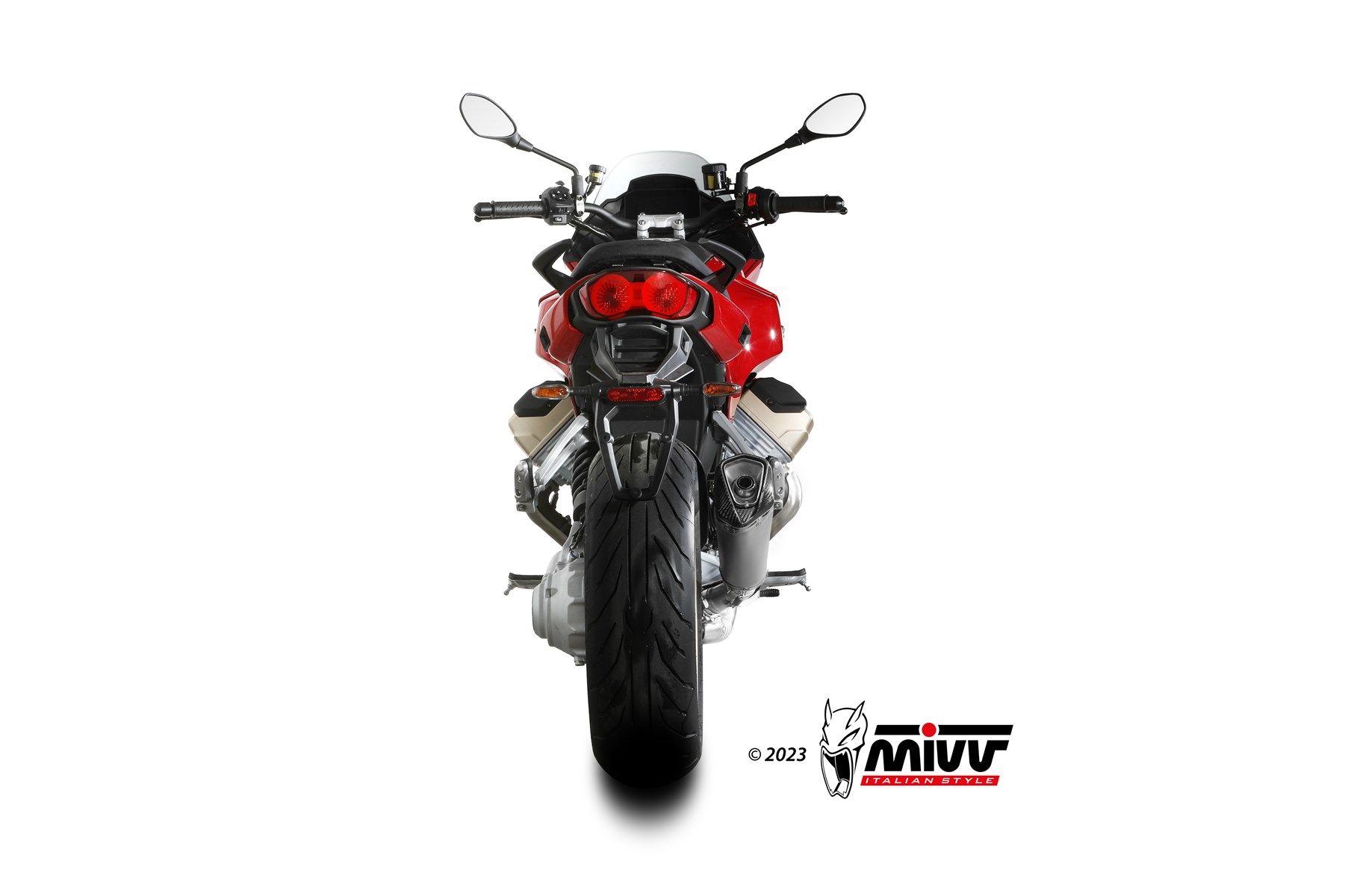 MIVV Delta Race Slip On uitlaat Moto Guzzi V100 Mandello (2023-) BI-1124712002 3