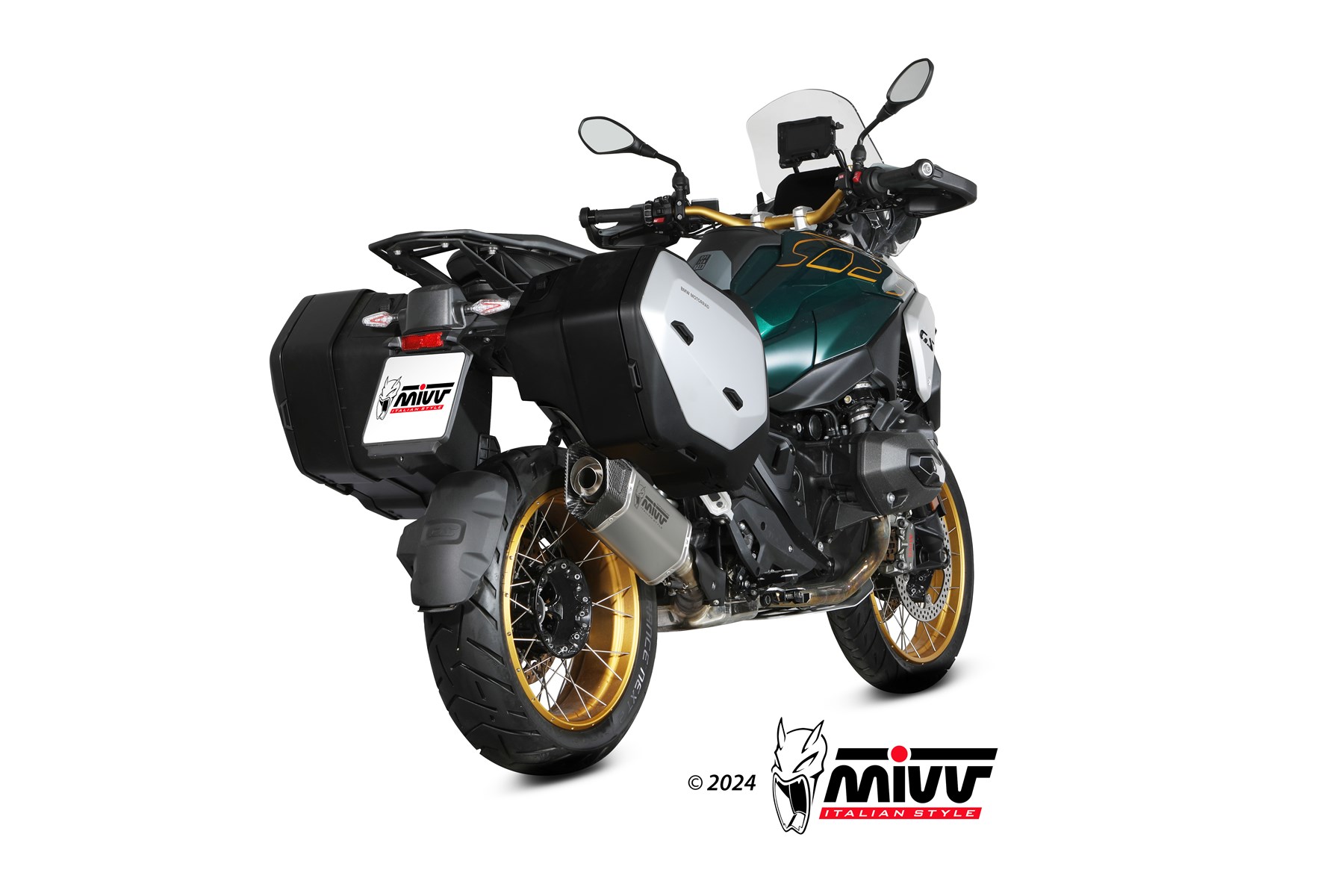 MIVV SR-1 Slip On uitlaat BMW R1300GS / Adventure (2023-) BI-1126655001 4