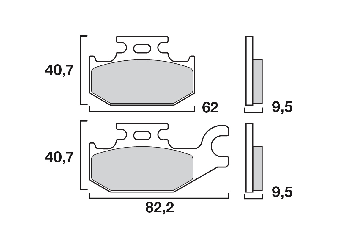 Brembo remblokken