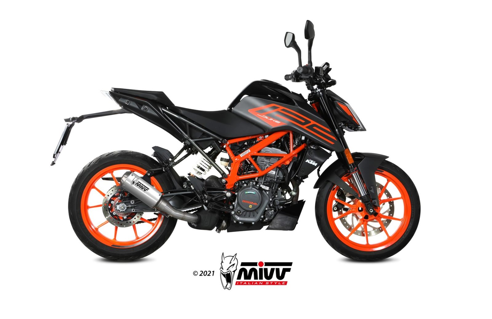 MIVV MK3 Slip On uitlaat KTM 125 / 390 Duke (2021-2023) BI-1114823001 2