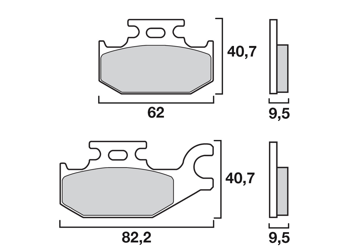 Brembo remblokken