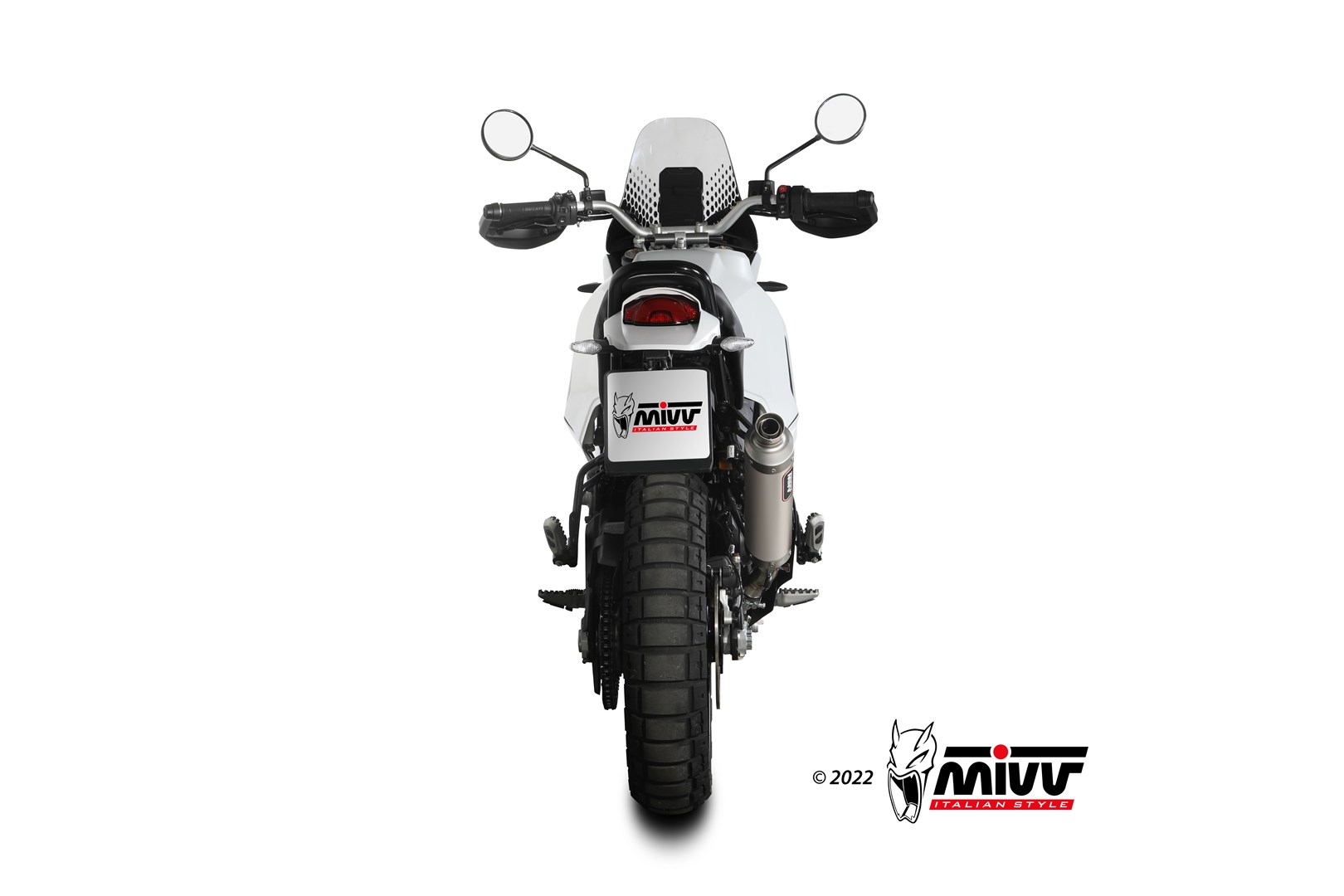 MIVV Dakar Slip On uitlaat Ducati Desert X (2022-2025) BI-1122083001 3