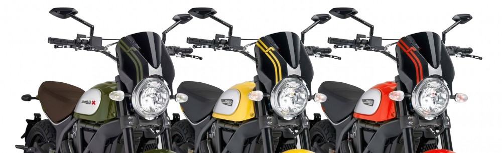 Puig windscherm Ducati Scrambler vanaf 2015 