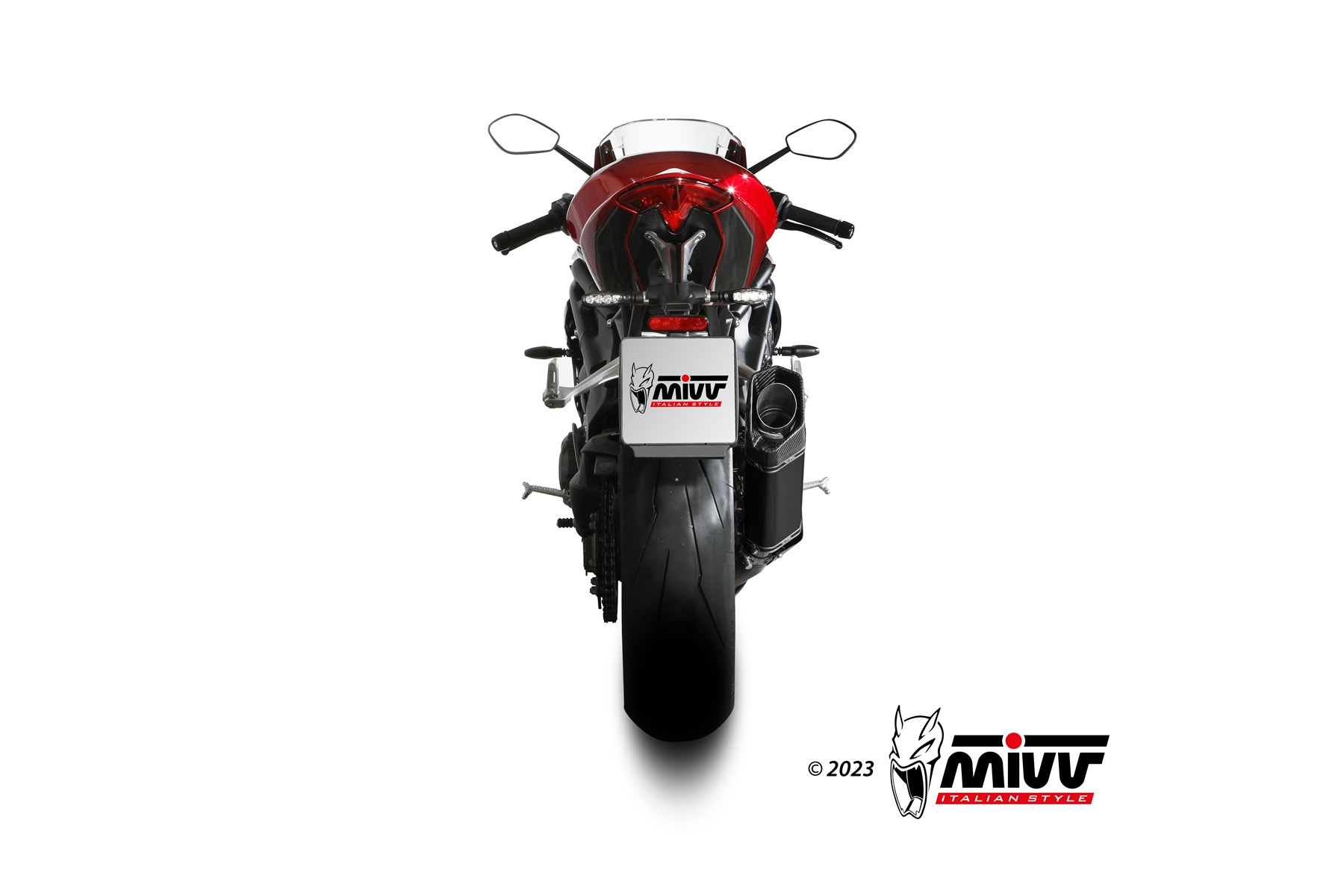 MIVV SR-1 Slip On uitlaat Triumph Speed Triple 1200 RS / RR (2021-2024) BI-1122643001 3