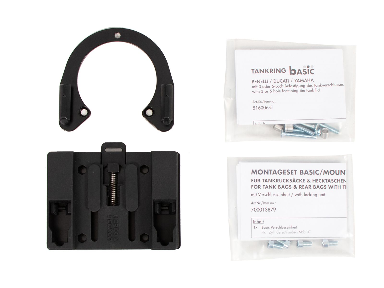 Hepco en Becker bevestiging Tanktas Benelli Leoncino 800 (2022-) HE51676450001 1