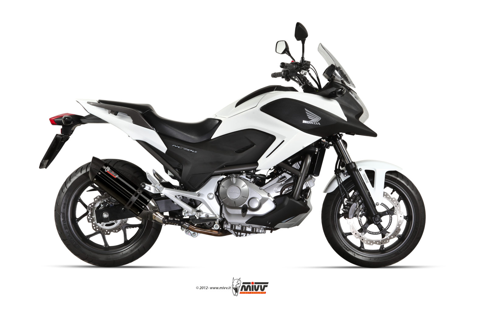 MIVV Suono Slip On uitlaat Honda NC700 / 750 S / X / D Integra (2012-2015) BI-1089317001 2