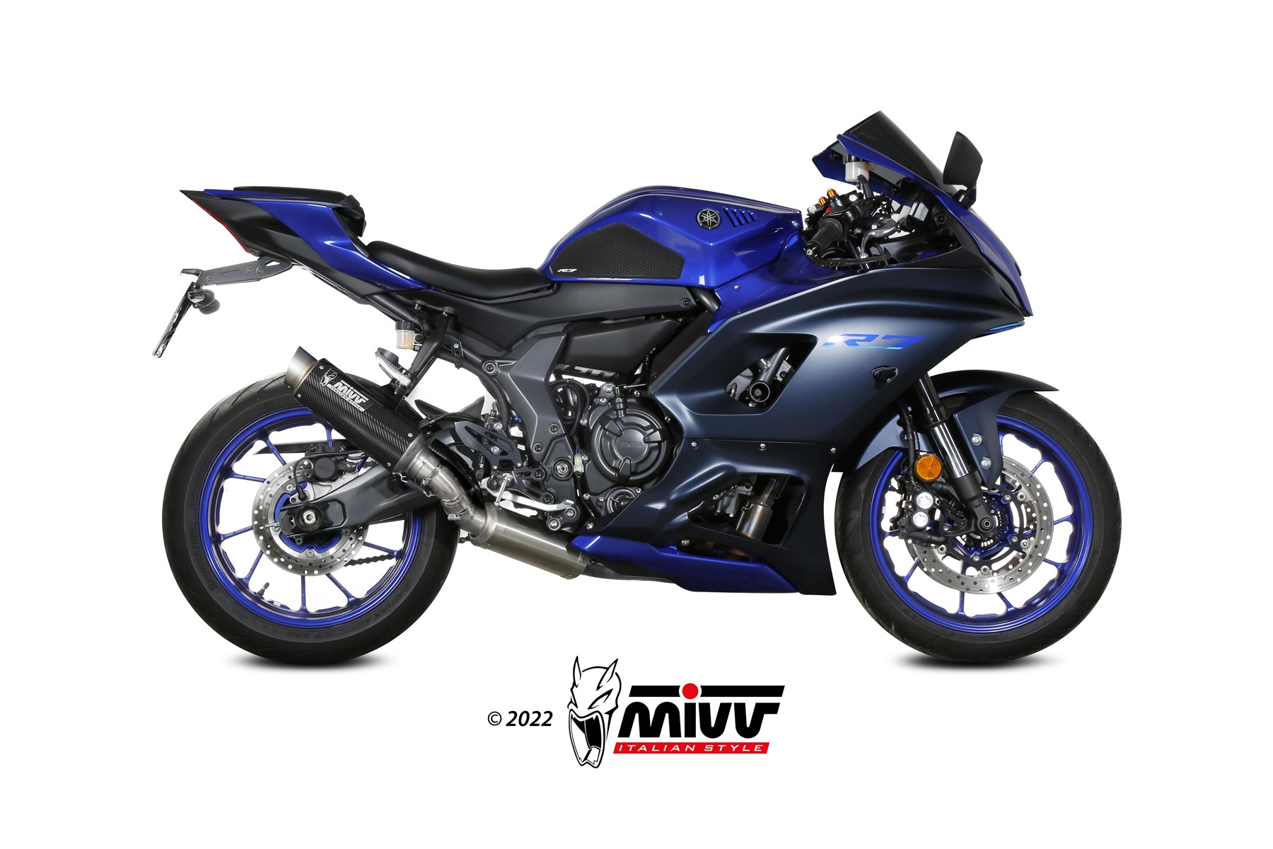 MIVV GP Pro compleet uitlaatsysteem Yamaha R7 (2022-2024) BI-1122092001 1