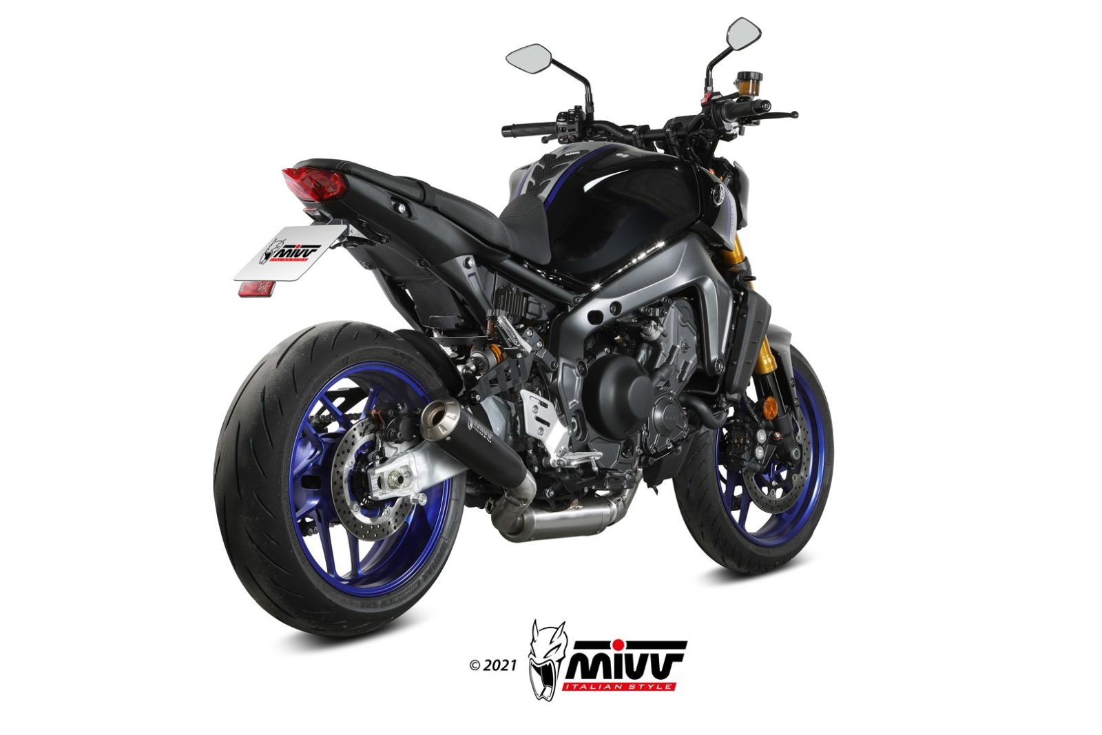 MIVV X-M1 compleet uitlaatsysteem Yamaha MT09 (2021-2023) BI-1106511 2