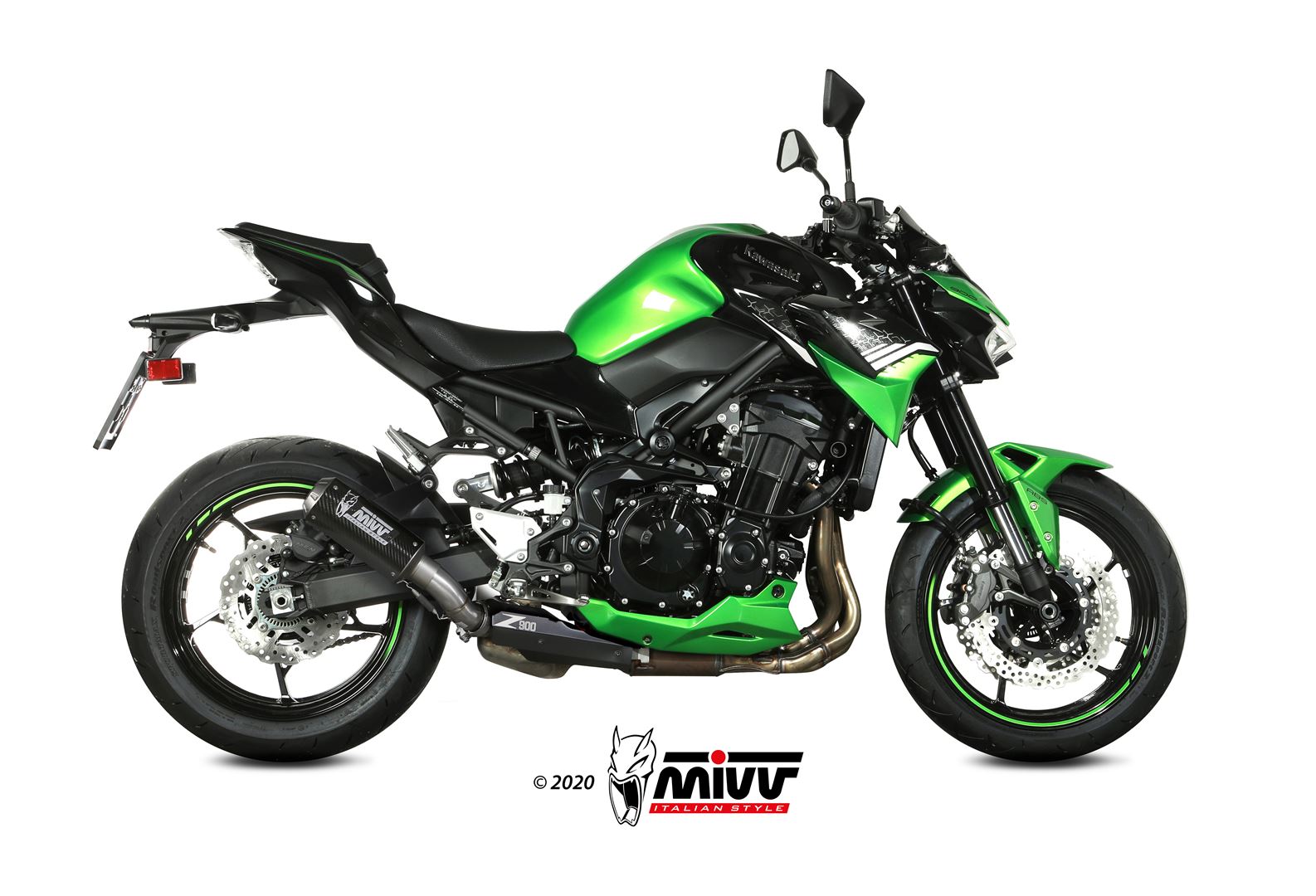 MIVV MK3 Slip On uitlaat Kawasaki Z900 / SE (2020-2024) BI-1096364002 1