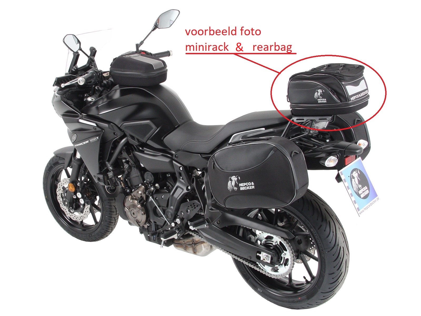 Hepco en Becker bagage drager BMW R1200GS vanaf 2013 minirack