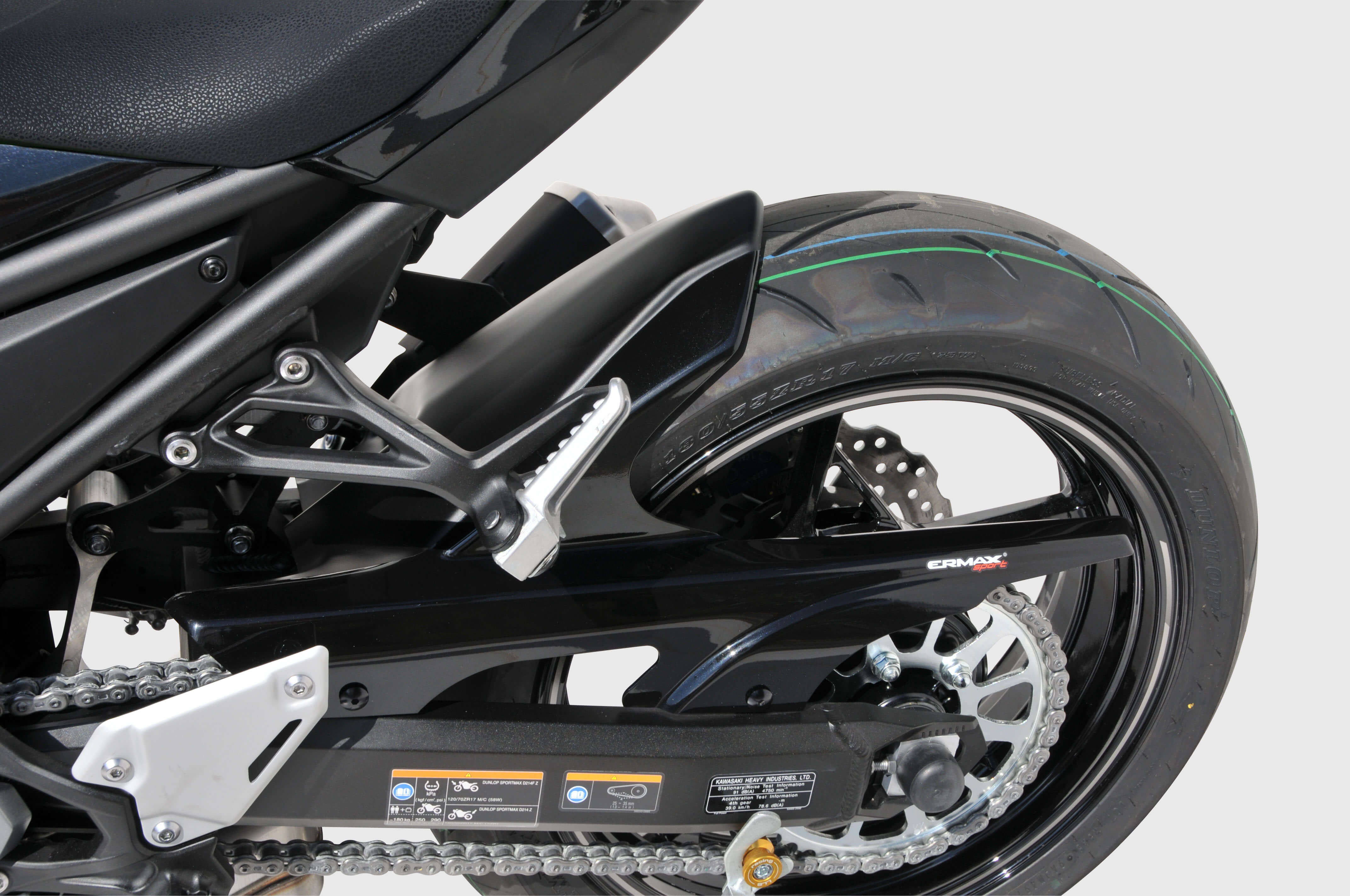 Ermax achterspatbord Kawasaki Z900 2017-2019 Ongespoten E7303096-00