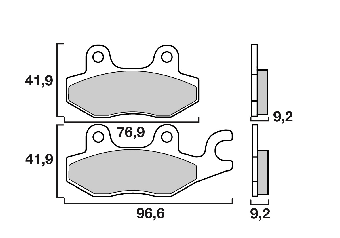 Brembo remblokken