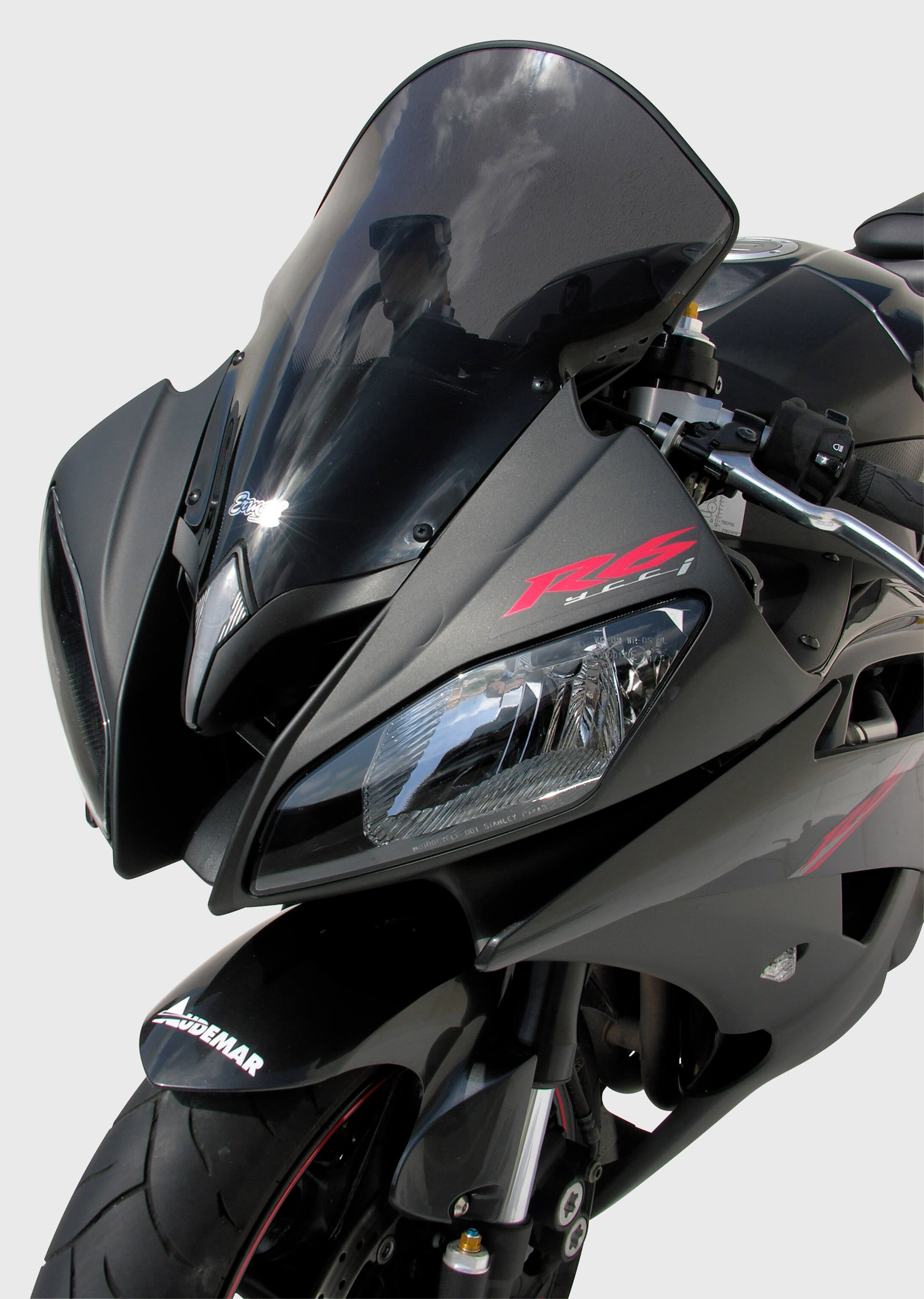 Ermax verhoogd windscherm Yamaha YZF-R6 (2008-2016) E010201091