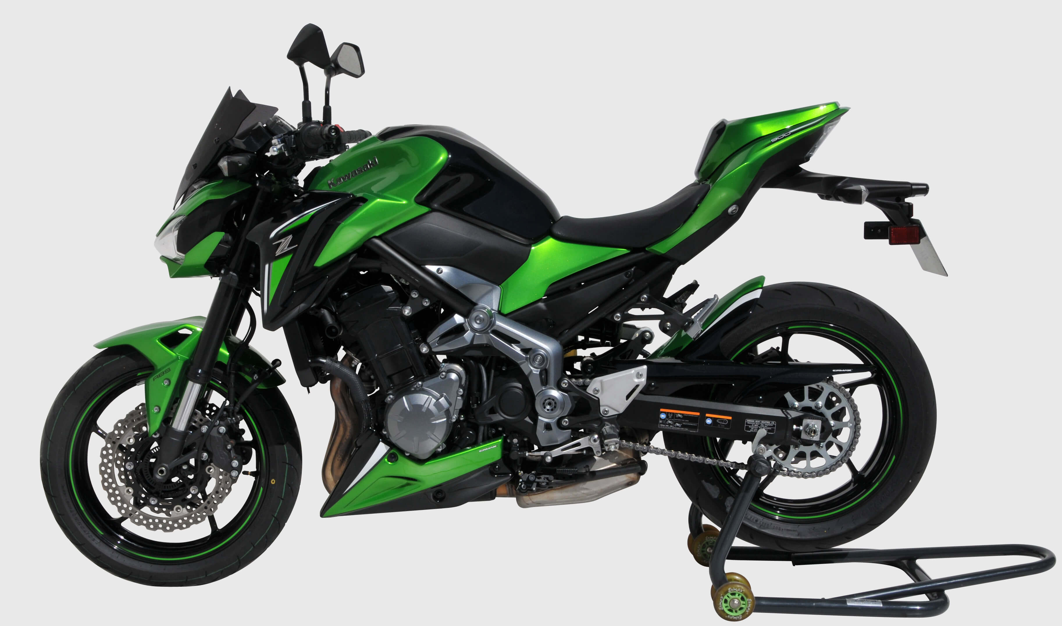 Ermax achterspatbord Kawasaki Z900 2017-2019 Ongespoten E7303096-00 10