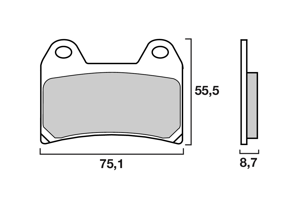 Brembo remblokken