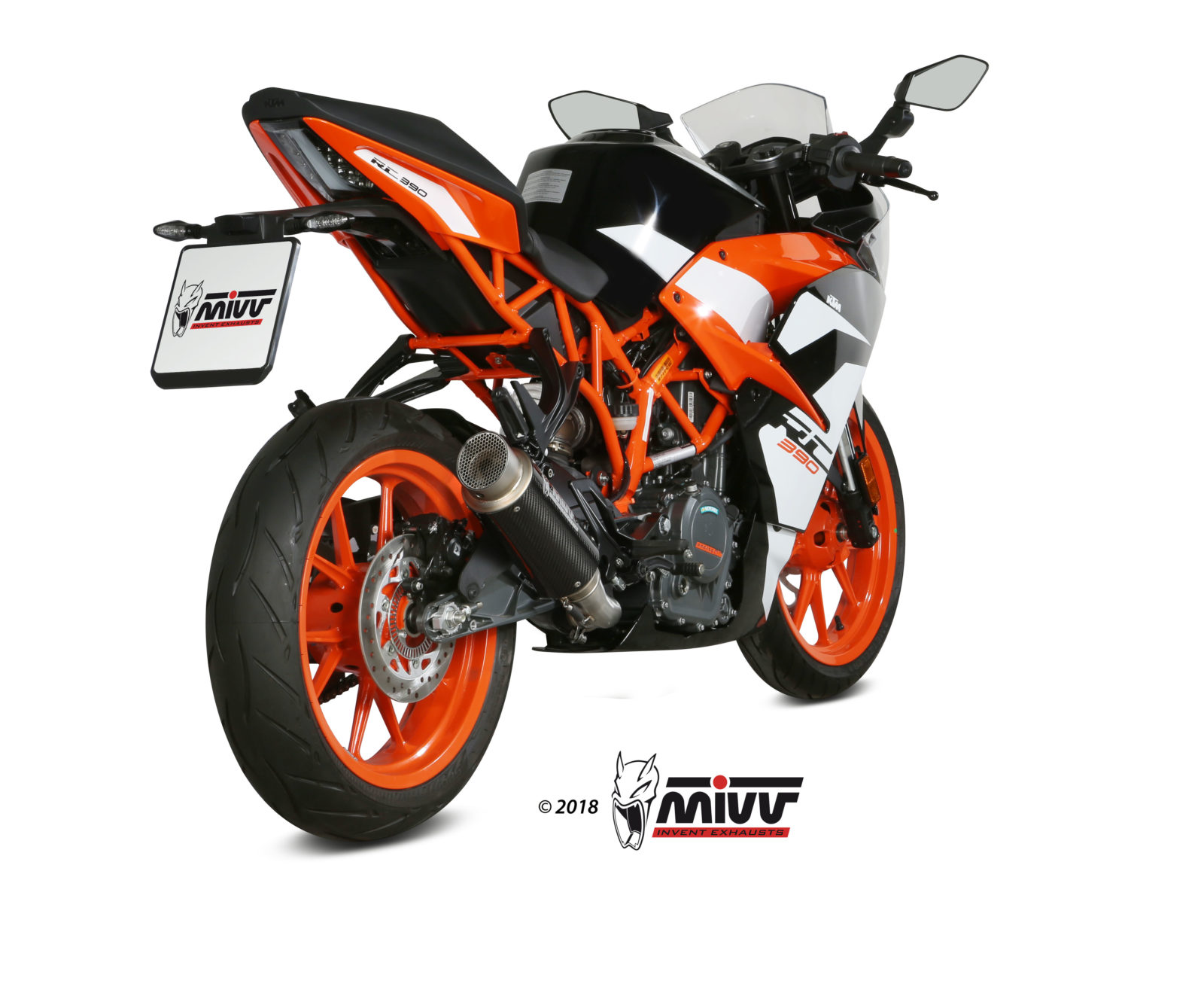 MIVV GP Pro Slip On uitlaat KTM 125 / 390 Duke / RC (2017-2020) BI-1088592001 8