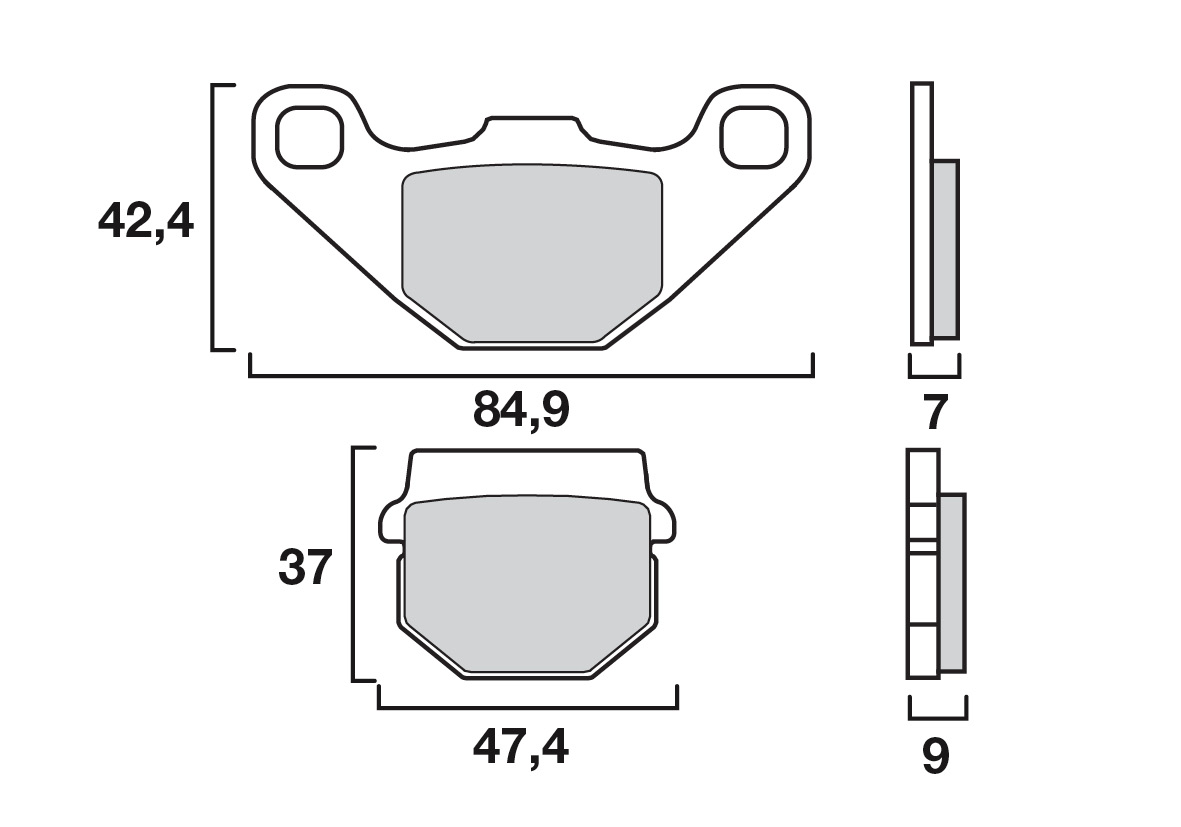 Brembo remblokken