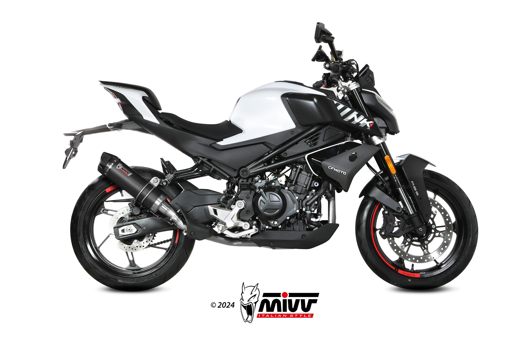 MIVV GP Slip On uitlaat CFmoto 450NK (2024-) BI-1129287001 1