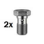 2x Enkele banjobout 3/8" x 24 UNF