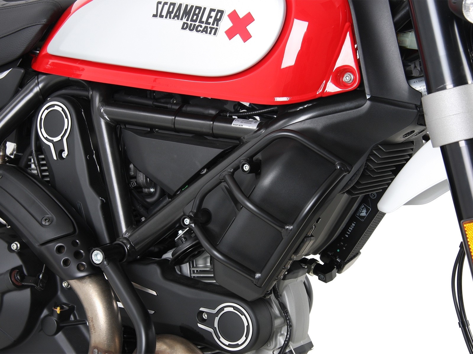 Hepco en Becker radiator valbeugels Ducati Scrambler 800 2015-2018