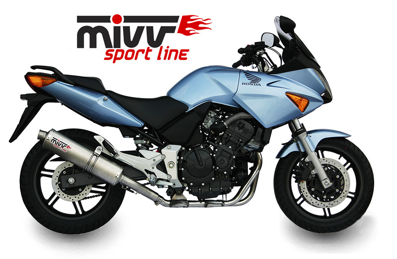 MIVV Oval Slip On uitlaat Honda CBF600N / S / ABS (2004-2010) BI-1088556002 1