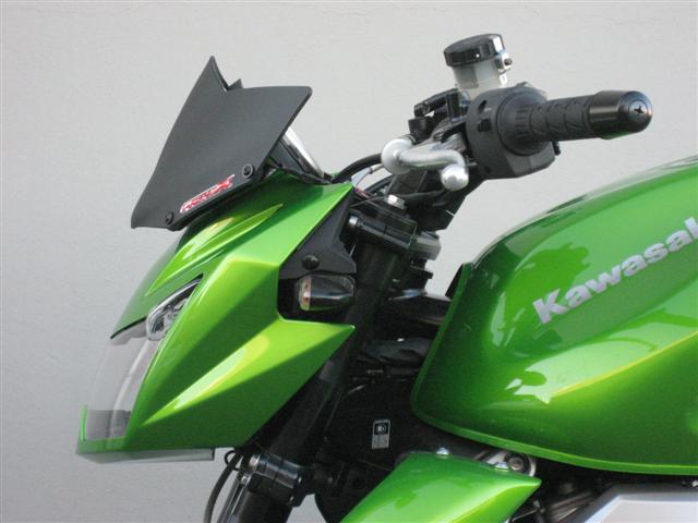 Fabbri windscherm Kawasaki Z750 2007-2013 Sport satijn zwart