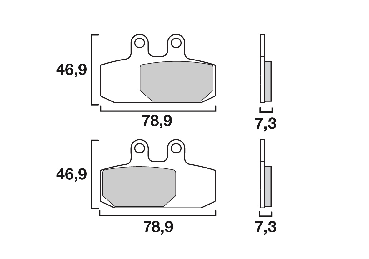 Brembo remblokken