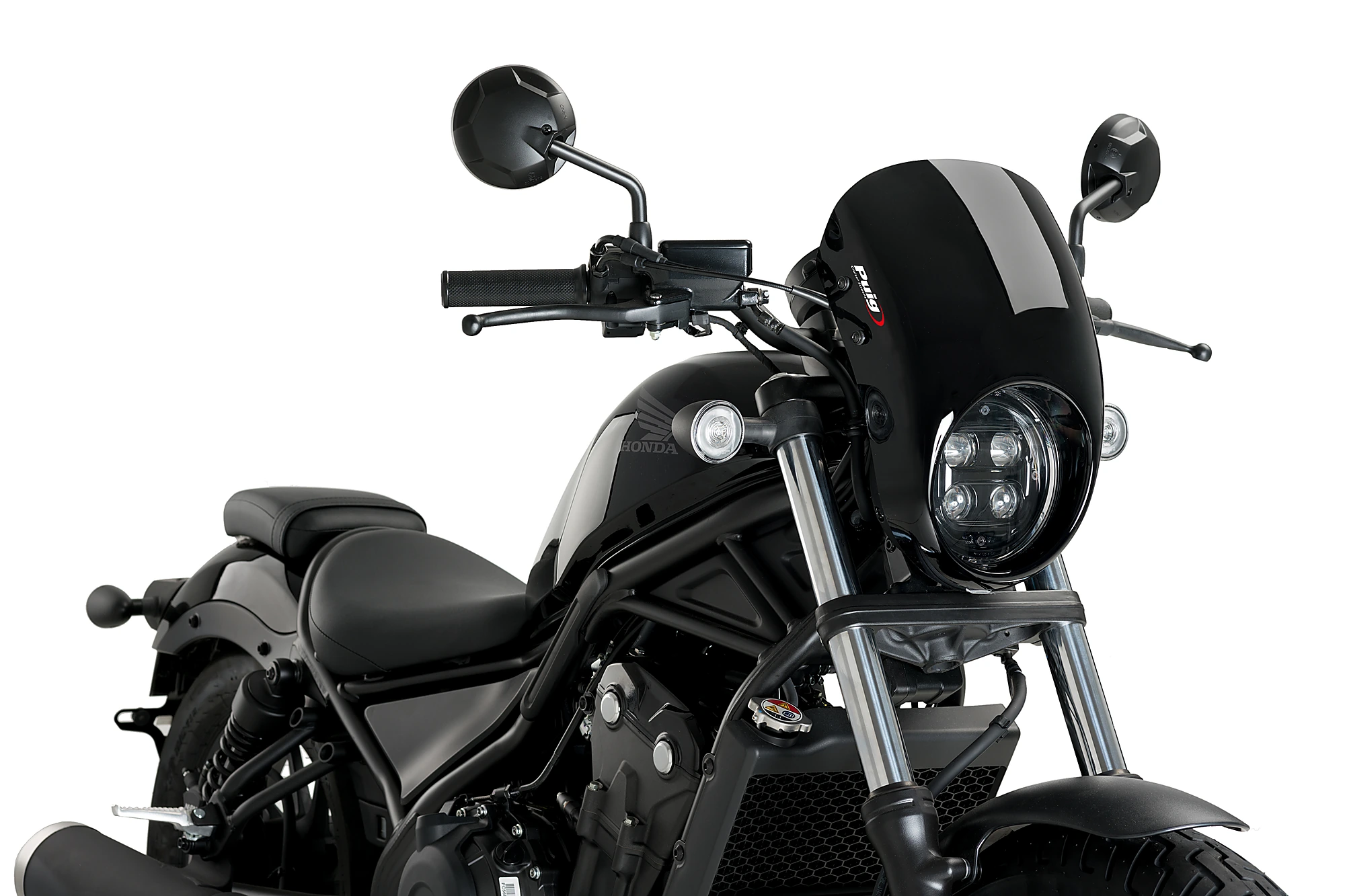 Puig Anarchy koplamp-kuipje / windscherm Honda CMX500 Rebel (2020-2024) PU21088N