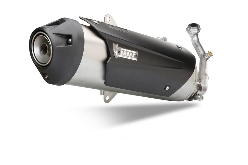 MIVV Urban compleet uitlaatsysteem Piaggio MP3 400 (2008-2012) BI-1088402001