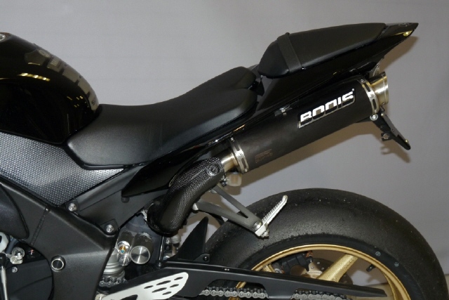 Bodis uitlaat Yamaha YZF-R1 2009-2014 set GP1 Zwart