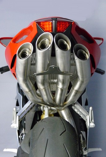Bodis uitlaat MV Agusta F4 1000 full titanium