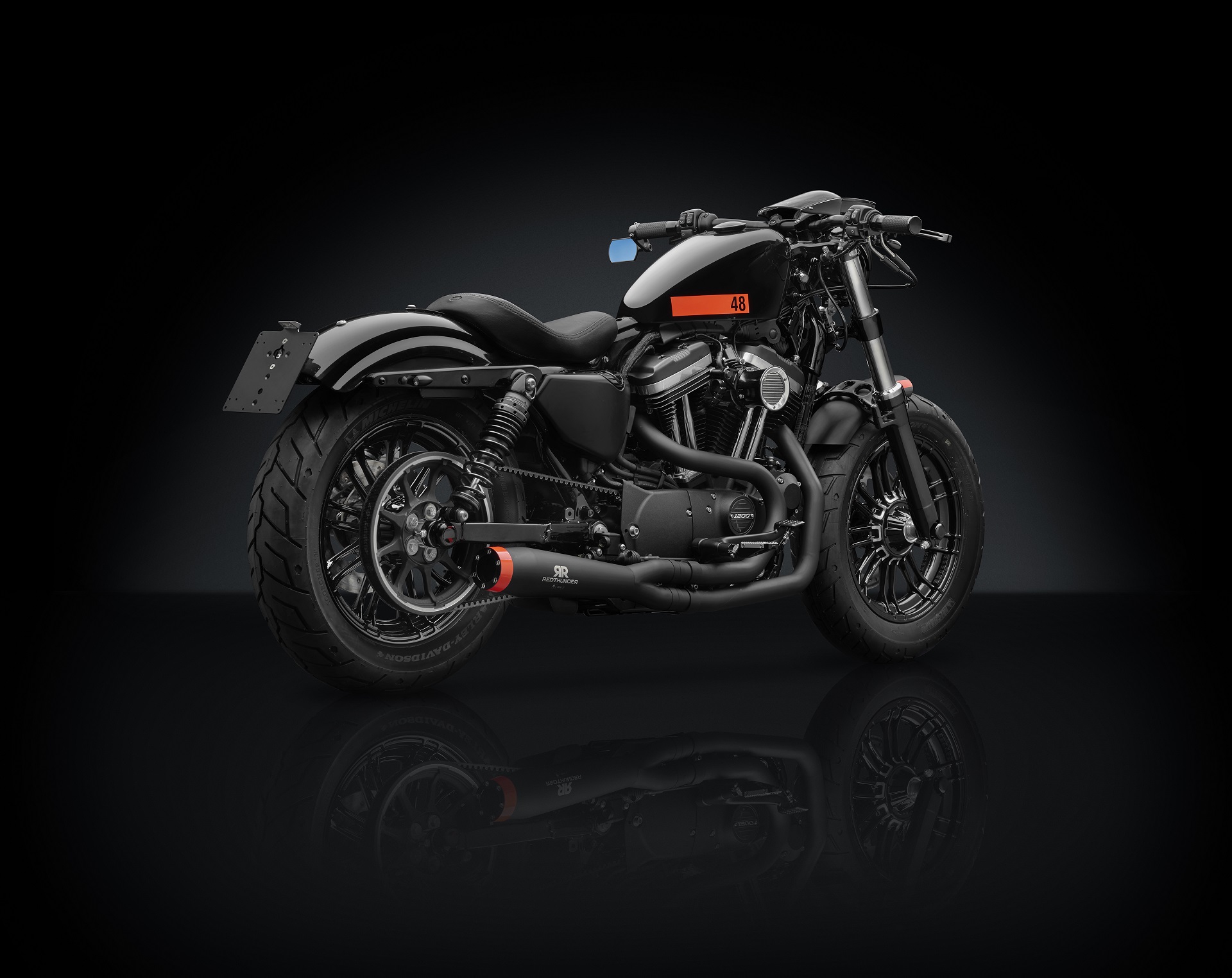 Rizoma luchtinlaat Velocity Stack Harley-Davidson XL1200X Sportster Forty-Eight