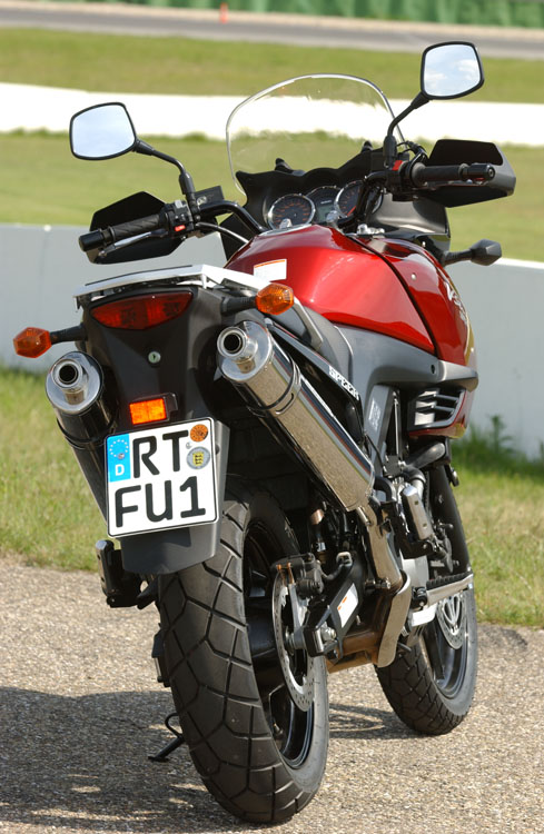 Bodis uitlaat Suzuki DL1000 V-Strom 2002-2009 Oval 1 RVS