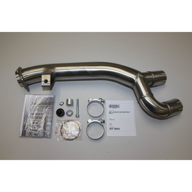 Ixil Hexoval Xtrem Evolution uitlaat Suzuki GSX600F / GSX750F (1988-1997) BI-1111308 1