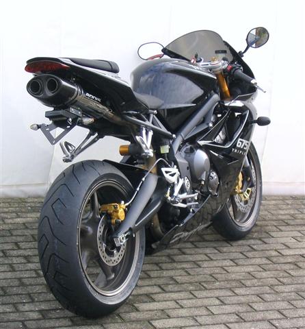 Bodis uitlaat Triumph Daytona 675 / R 2006-2012 Oval Q1 RVS