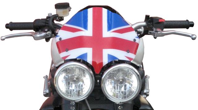 Fabbri windscherm Triumph Speed Triple / Street Triple 2007-2011 Sport satijn zwart FATX089/XDX