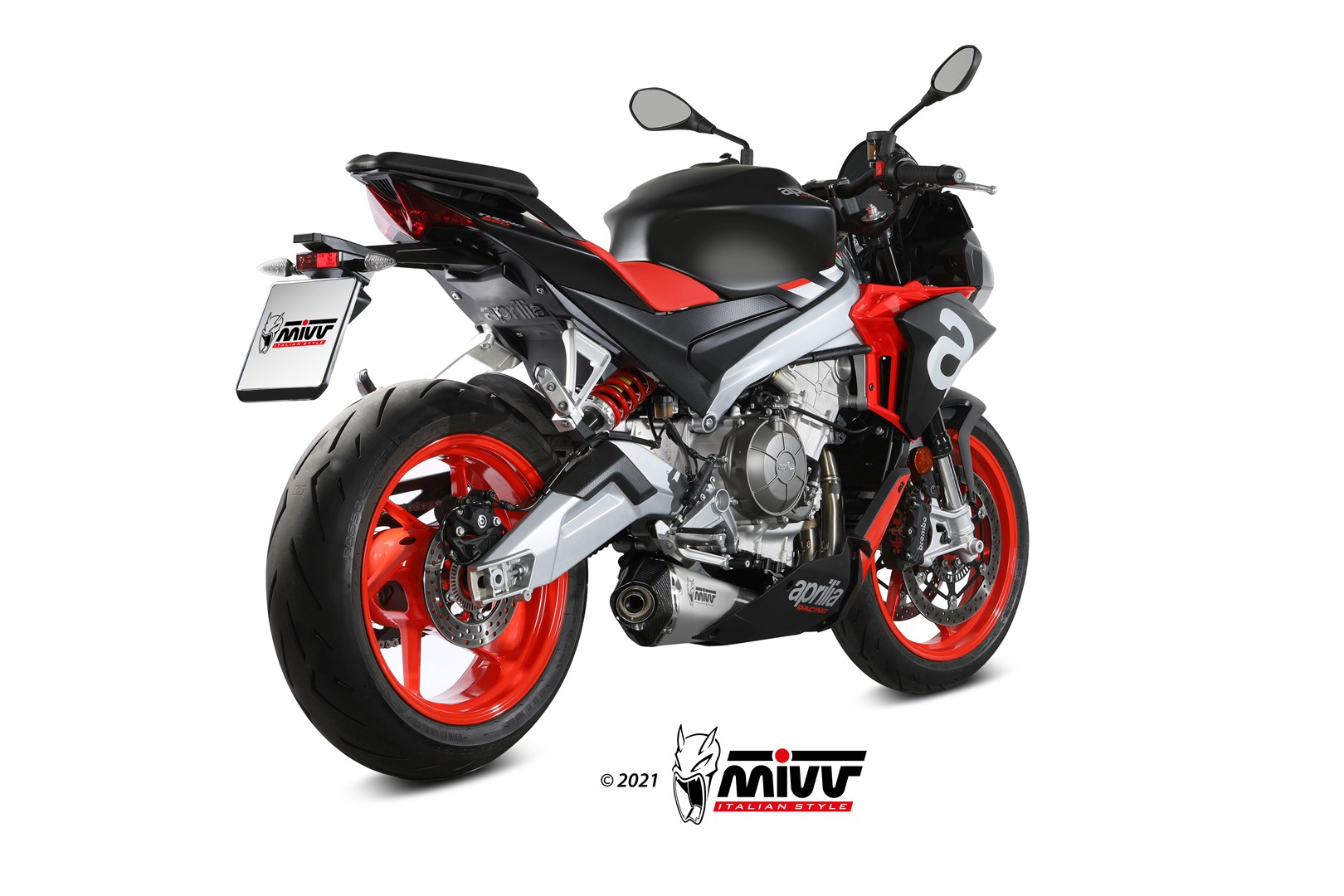 MIVV Delta Race compleet uitlaatsysteem Aprilia Tuono / RS 660 (2020-2024) BI-1128069001 4