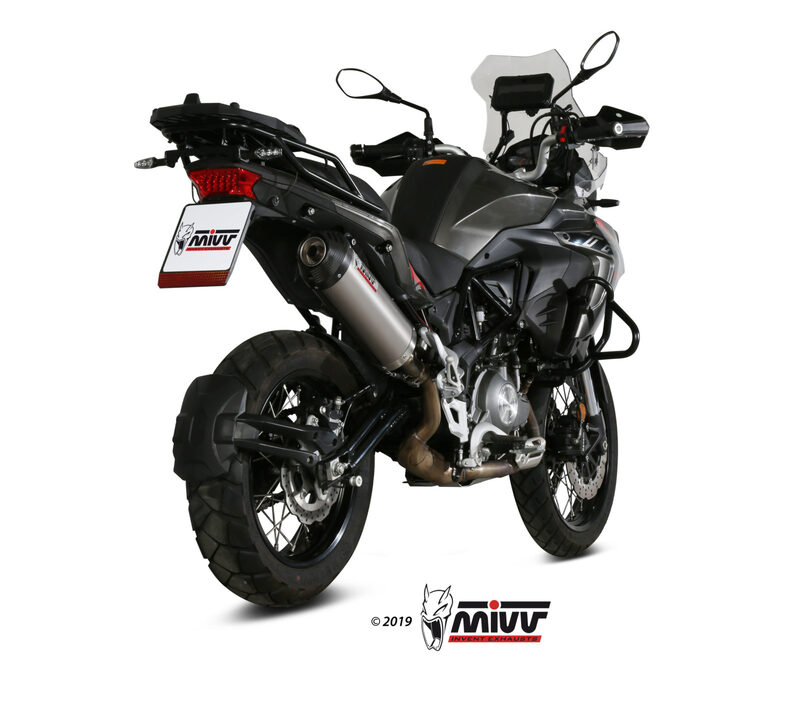 MIVV Oval Slip On uitlaat Benelli TRK 502 X (2018-) BI-1089543002 3